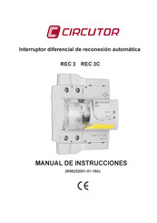 Circutor REC 3 Manual De Instrucciones