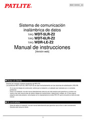 PATLITE WDT-5LR-Z2 Manual De Instrucciones