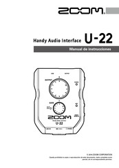 Zoom U-22 Manual De Instrucciones