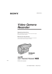 Sony Handycam Video 8 CCD-TR3300E Manual De Instrucciones