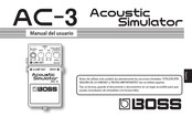 Boss AC-3 Manual Del Usuario