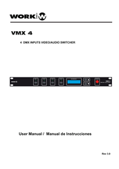 Work Pro W VMX 4 Manual De Instrucciones