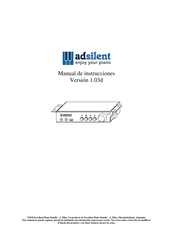 Excellent Piano Installs adsilent Manual De Instrucciones