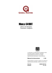 General Monitors S4100T Manual De Instrucciones