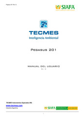 Siafa Tecmes Pegasus 201 Manual Del Usuario