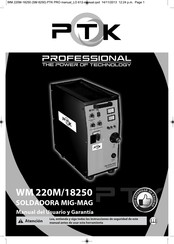 PTK Professional WM 220M/18250 Manual Del Usuario