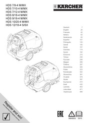 Kärcher HDS 9/18-4 M/MX Manual De Instrucciones