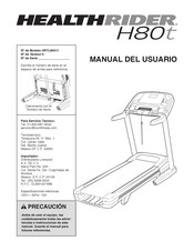 Healthrider H80t Manual Del Usuario