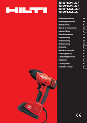 Hilti SIW121-A Manual De Instrucciones