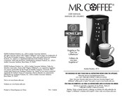 Mr Coffee Home Café SingleServe AT13 Manual Del Usuario