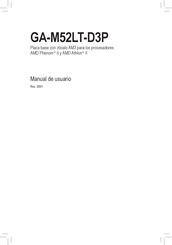 Gigabyte GA-M52LT-D3P Manual De Usuario