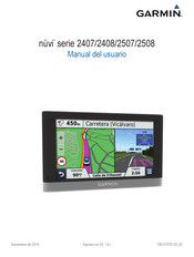 Garmin nuvi 2408 Serie Manual Del Usuario