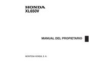 Honda XL650V Manual Del Propietário