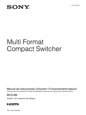 Sony MCS-8M Manual De Instrucciones