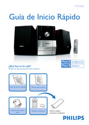 Philips MCM204 Guia De Inicio Rapido