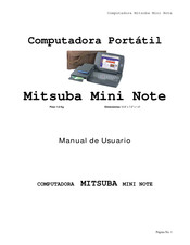 Mitsuba Mini Note Manual De Usuario