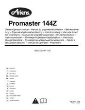 Ariens Promaster 144Z Manual Del Propietário