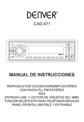 Denver CAD-471 Manual De Instrucciones