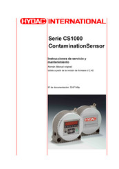 Hydac CS1000 Serie Instrucciones De Servicio Y Mantenimiento