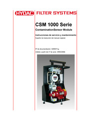 Hydac CSM 1000 Serie Instrucciones De Servicio Y Mantenimiento