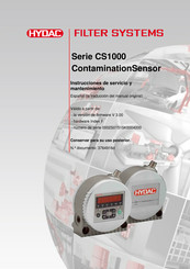 Hydac CS1000 Serie Instrucciones De Servicio Y Mantenimiento