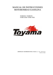 TOYAMA TGMB-30XR Manual De Instrucciones