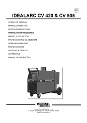 Lincoln Electric IDEALARC CV 505 Manual De Instrucciones