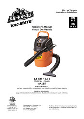 ArmorAll VAC-MATE AA155 Manual Del Usuario