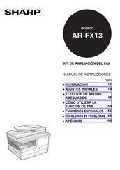 Sharp AR-FX13 Manual De Instrucciones