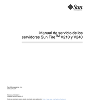 Sun Fire V210 Manual De Servicio