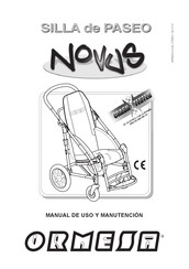 Ormesa NOVUS Manual De Uso Y Manutención