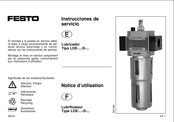 Festo LOE-3/8-D-MINI Instrucciones De Servicio