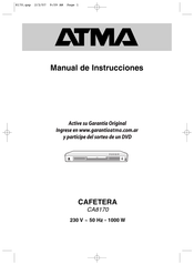 Atma CA8170 Manual De Instrucciones