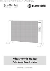 Haverhill HHE1500M1 Manual De Uso Y Cuidado