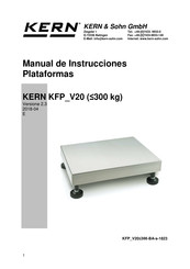 KERN KFP 30V20SM Manual De Instrucciones
