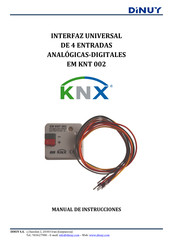 DINUY EM KNT 002 Manual De Instrucciones