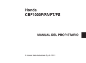 Honda CBF1000FS Manual Del Propietário