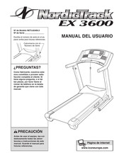 NordicTrack EX 3600 Manual Del Usuario