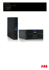 ABB PowerValue 11 RT 1 kVA B Manual Del Usuario