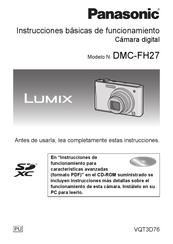 Panasonic LUMIX DMC-FH27 Instrucciones Básicas De Funcionamiento