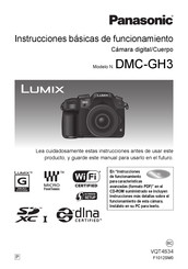Panasonic LUMIX DMC-GH3 Instrucciones Básicas De Funcionamiento