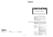 Hakko 474 Manual De Instrucciones