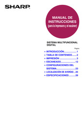 Sharp MX-M200D Manual De Instrucciones