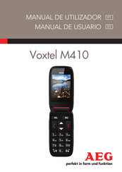 AEG Voxtel M410 Manual De Usuario