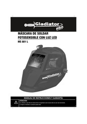 Gladiator PRO MS 801 L Manual De Instrucciones Y Garantía