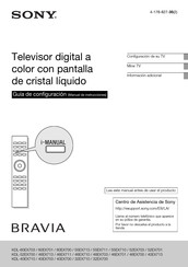Sony BRAVIA KDL-40EX700 Manual De Instrucciones