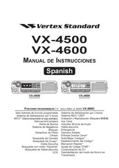 Vertex Standard VX-4600 Manual De Instrucciones