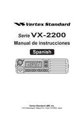 Vertex Standard VX-2100-D0-25 Manual De Instrucciones