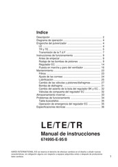 Hardi TR Serie Manual De Instrucciones