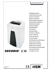 HSM securio C 18 Instrucciones De Servicio